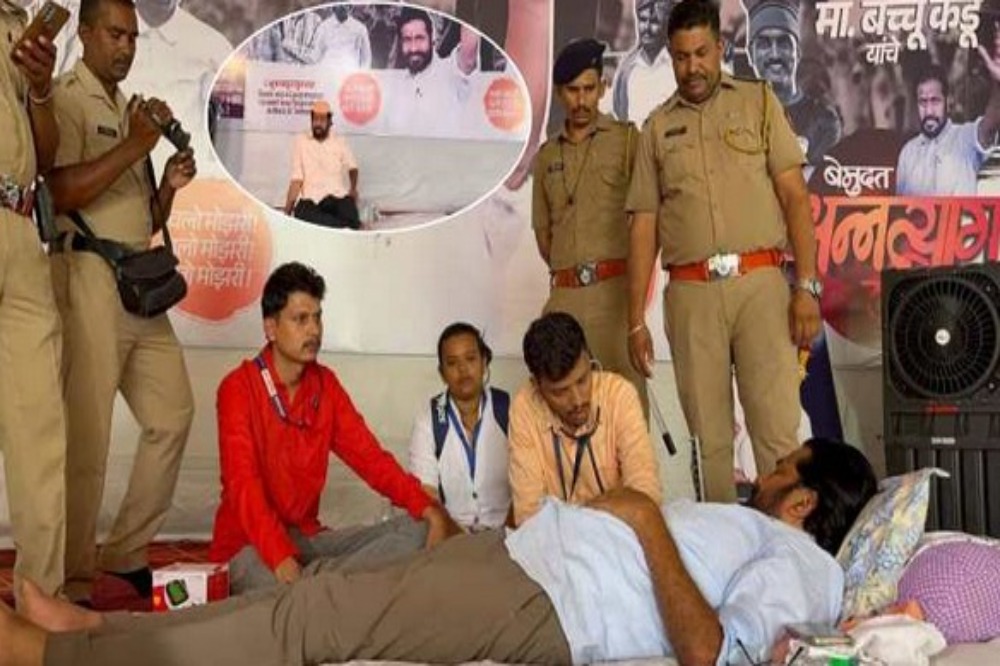 शेतकऱ्यांच्या हक्कांसाठी बच्चू कडूंचा अन्नत्याग – वजन घटलं, रक्तदाब वाढला! 